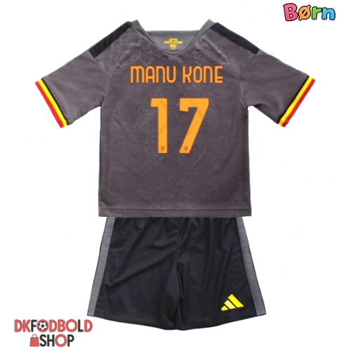 AS Roma Manu Kone #17 Tredje trøje Børn 2026-27 Kort ærmer (+ korte bukser)